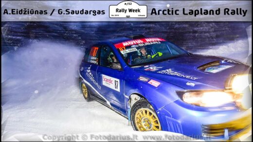 A.Eidžiūnas G.Saudargas Arctic Lapland Rally