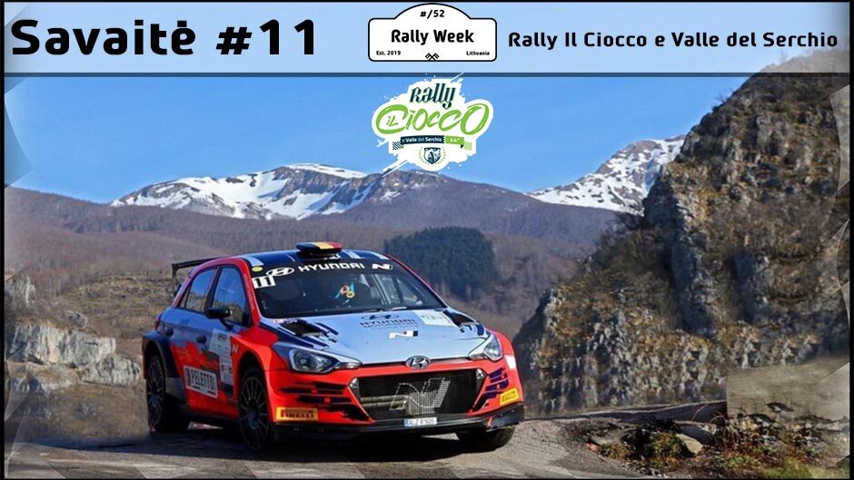 Ralio savaitė Rally Il Ciocco e Valle del Serchio