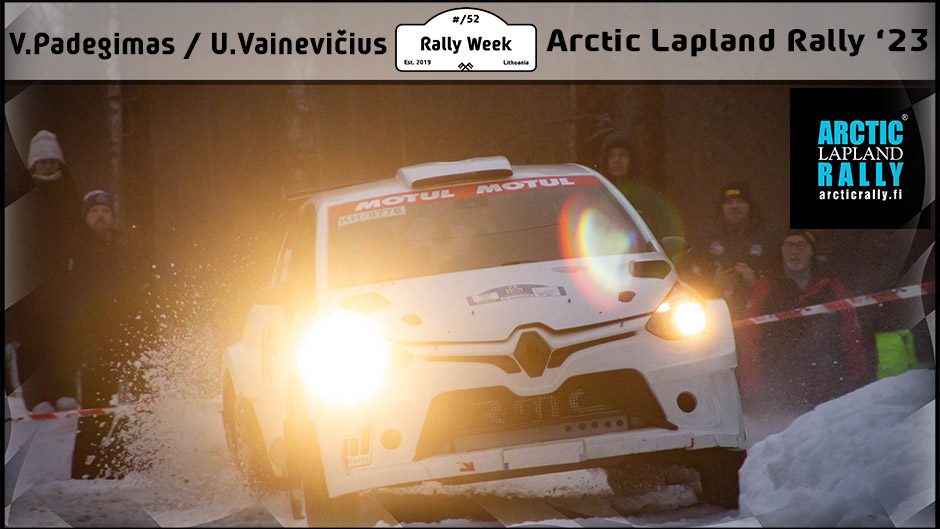 Vilmantas Padegimas Arctic Lapland Rally 2023