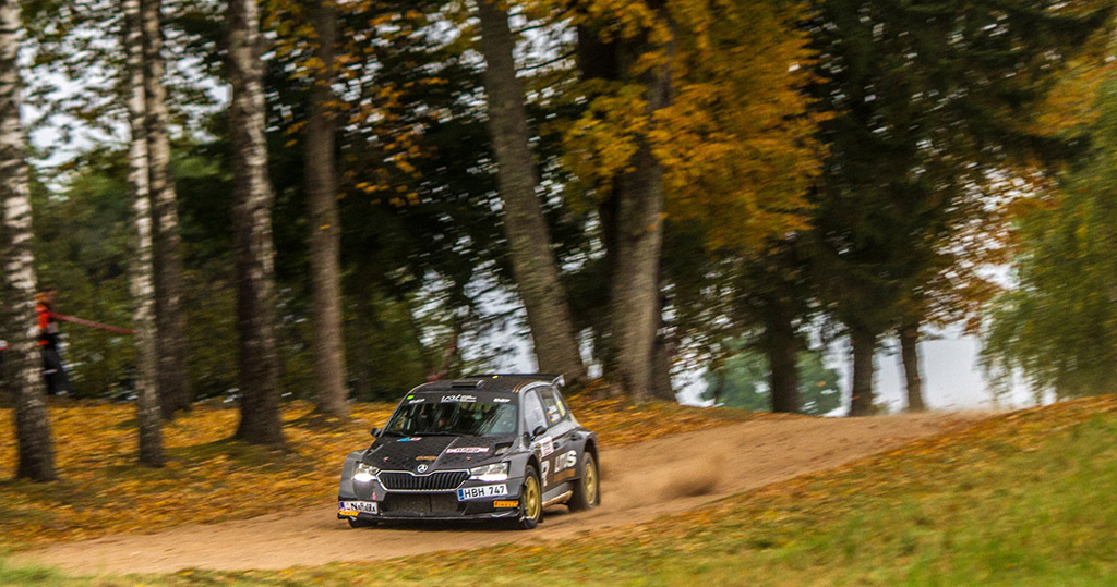 Serhii Pootiko su Škoda Fabia Rally2-kit (R4 Litus) 2022 Utenos ralyje