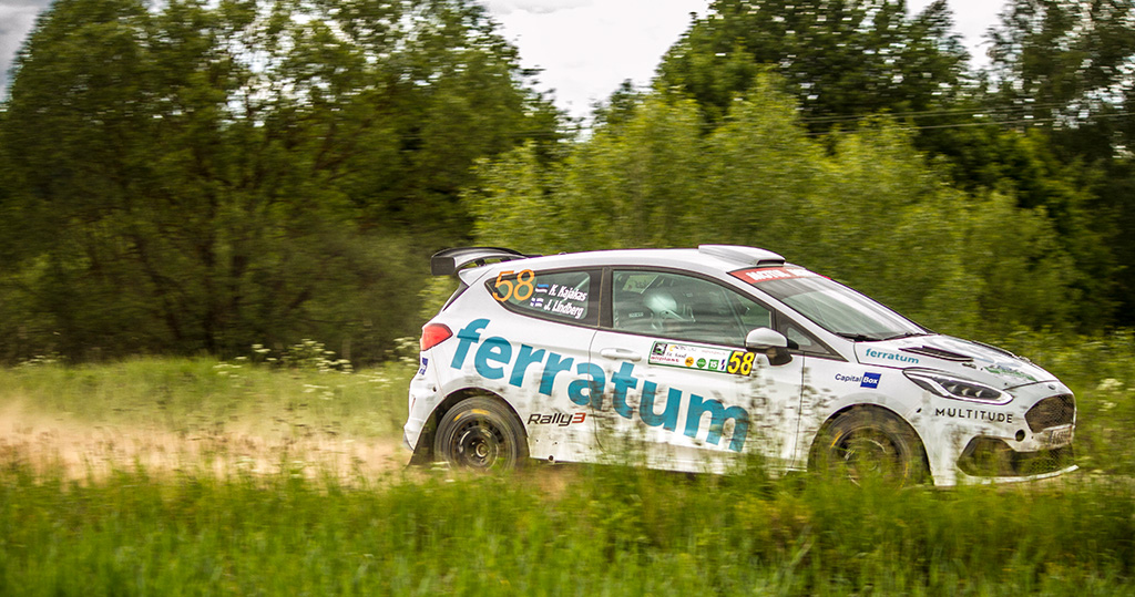 Kristjan Kajakas with Ford Fiesta Rally3 was also one of the few who drove all BSRC events ||| Vilius Šaltenis